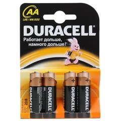 Елемент живлення (батарейка) DURACELL LR6 (AA), 6шт/упак