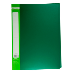 Папка з 30 файлами А4 JOBMAX, зелений, Зелений