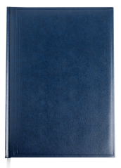 Щоденник недатований BASE, A4, 288 стор., синій, Синій