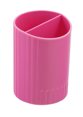 Стакан для письмового приладдя SFERIK круглий на два відділення, рожевий, Рожевий