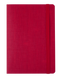 Блокнот діловий COLOR TUNES А5, 96арк., клітинка, обкладинка зі штучної шкіри, червоний, Червоний