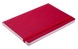 Блокнот діловий COLOR TUNES А5, 96арк., клітинка, обкладинка зі штучної шкіри, червоний, Червоний