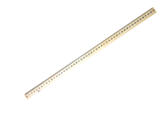 Лінійка дерев'яна 50 см (шовкографія), Коричневий