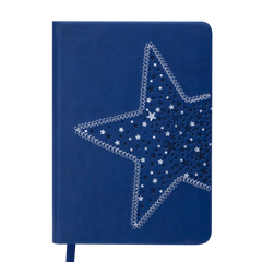 Щоденник недатований STELLA, A6, 288 стор., синій, Синій