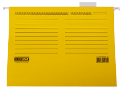 Файл підвісний А4 з індексами, картон, жовтий, Жовтий