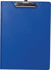 Клипборд-папка А4, PVC, т.-синій, Темно-синій