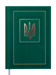 Щоденник недатований NATION, A5, зелений