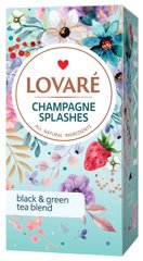 Чай бленд чорного та зеленого 2г*24, пакет, "Shampagne splashes", LOVARE