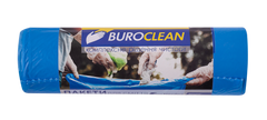 Пакети для сміття 160л/10 шт, міцні, сині 900х1200мм, 24мкм BuroClean EuroStandart