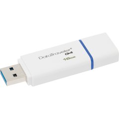 Флеш-пам'ять Kingston DataTraveler G4 (White) 16GB (чт.40/зап.10 Мбайт/сек)