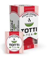 Чай чорний TOTTI Tea &laquo;Легендарний Ассам&raquo;, пакетований, 2г*25*32