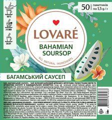 Чай зелений 1.5г*50, пакет, "Багамский саусеп", LOVARE