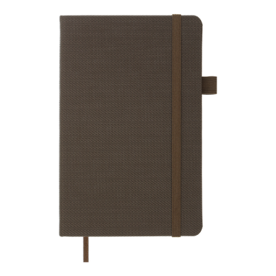 Книга записна TWEED 125*195, 96 арк., клітинка, обкл. штучна шкіра, сірий