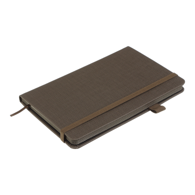 Книга записна TWEED 125*195, 96 арк., клітинка, обкл. штучна шкіра, сірий