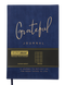 Блокнот діловий GRATEFUL А5, 96л, клітинка, обкладинка штучна шкіра, синій