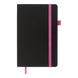 Книга записна CONCEPT 125*195, 96 арк., клітинка, обкл. штучна шкіра, рожевий