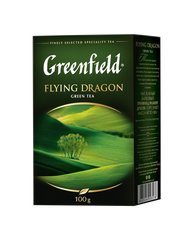 Чай зелений FLYING DRAGON , 100г, "Greenfield ", лист