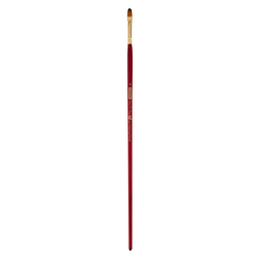 Пензель синтетичний, Cherry 6971, овальний 6, довга ручка, ART Line