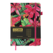 Блокнот діловий EXOTIC А5, 96л, клітинка, обкладинка штучна шкіра, малиновий