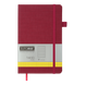 Книга записна TWEED 125*195, 96 арк., клітинка, обкл. штучна шкіра, бордовий