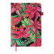 Блокнот діловий EXOTIC А5, 96л, клітинка, обкладинка штучна шкіра, малиновий