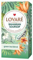 Чай зелений 1.5г*24, пакет, "Bahamian soursop", LOVARE