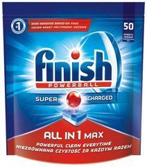 Таблетки All in1 для посудомийних машин FINISH 50шт/уп