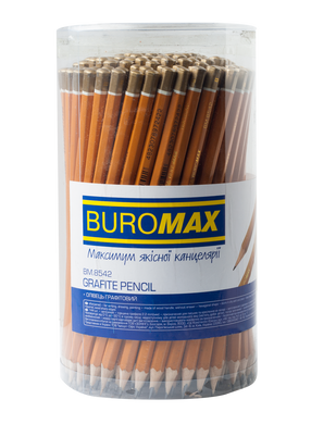 Олівець графітовий PROFESSIONAL B, жовтий, без гумки , туба - 144 шт.
