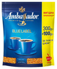 Кава розчинна Ambassador Blue Label, пакет 400*10