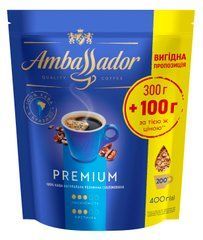 Кава розчинна Ambassador Premium, пакет 400*14