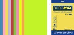 Папір кольоровий Euromax 80г/м2, NEON+INTENSIVE, 10кольорів, 50арк., Асорті