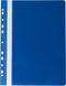 Швидкозшивач A4 PROFESSIONAL (11отв. PVC, т.-син.), Темно-синій