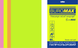 Набір кольорового паперу NEON, EUROMAX, А4, 80г/м2 (4х50/200арк.), Асорті