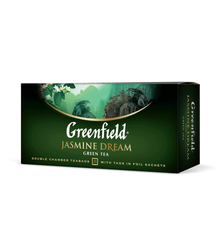 Чай зелений 2г*25*15, пакет, "Jasmin Dream", GREENFIELD