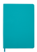 Блокнот діловий TOUCH ME LOGO2U А5, 96арк., клітинка, обкладинка зі штучної шкіри, т.-бірюзовий, бірюзовий