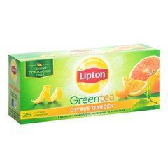 Чай зелений CITRUS GARDEN GREEN 2г х 25, "Lipton", пакет