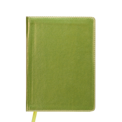 Щоденник недатований METALLIC, A6, 288 стор., жовтий, Жовтий