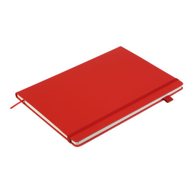 Книга записная ETALON 210*295, 96л., клетка, обложка искуственная кожа, красный