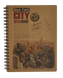 Записна книжка KRAFT В6, 96 арк., біла, мікроперфорація, Коричневий