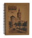 Записна книжка KRAFT В6, 96 арк., біла, мікроперфорація, Коричневий