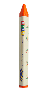 Олівці воскові JUMBO, 10 кольорів, трикутні, BABY Line