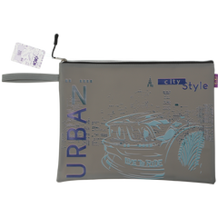 Папка А4 "СІТІ", 33х26х1см, щільний силікон, чорна