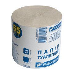 Папір туал. макул.,"BUROCLEAN", 65 метрів, без гільзи, сірий