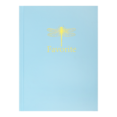 Записна книжка FAVOURITE, PASTEL, А5, 96 арк., кліт, офсет крем, тв. лам. обкл., блакитна