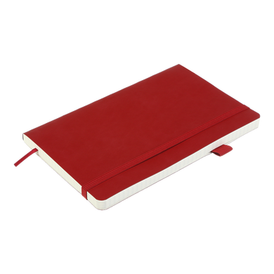 Книга записна PRIMO 125*195, 96 арк., клітинка, обкл. штучна шкіра, бордовий