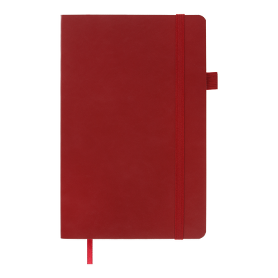 Книга записна PRIMO 125*195, 96 арк., клітинка, обкл. штучна шкіра, бордовий