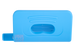 Діркопробивач пластиковий RUBBER TOUCH(до 10арк.), блакитний, Блакитний
