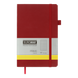 Книга записна PRIMO 125*195, 96 арк., клітинка, обкл. штучна шкіра, бордовий