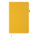 Книга записна ETALON 125*195, 96 арк., линия, обкл. штучна шкіра, жовтий