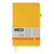 Книга записна ETALON 125*195, 96 арк., линия, обкл. штучна шкіра, жовтий